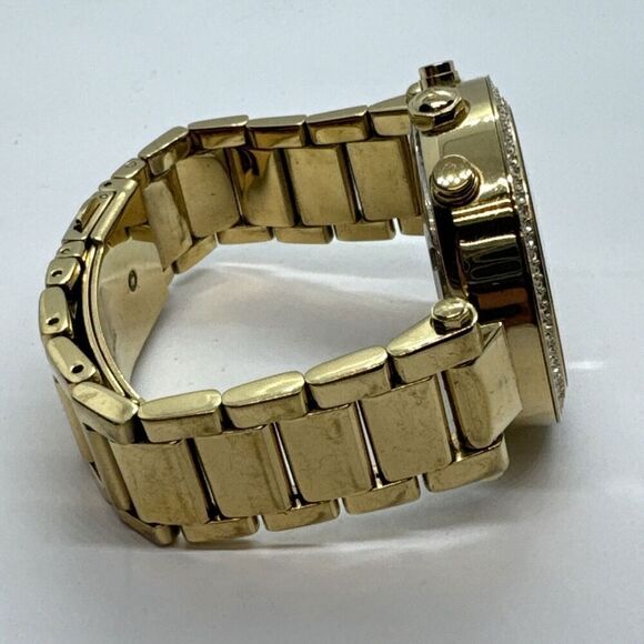 Michael Kors Parker MK5354 Women\'s Gold Stainless Steel Analog Dial Watch JNA603